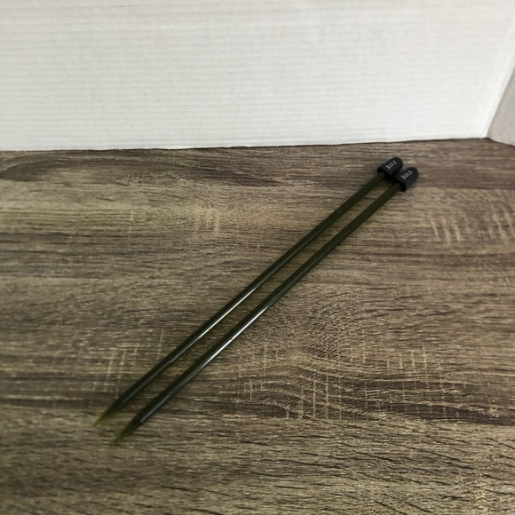Vtg Transparent Green Knitting Needles - Picture 2 of 7